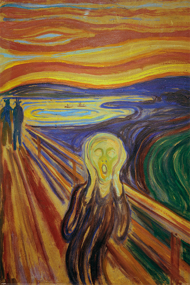 Edvard Munch The Scream Art Maxi Poster