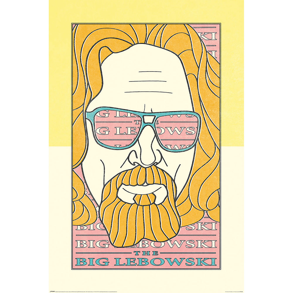 The Big Lebowski The Dude Graphic Maxi Poster