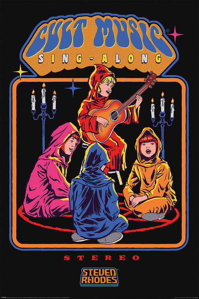 Steven Rhodes Cult Music Sing Along Maxi Poster