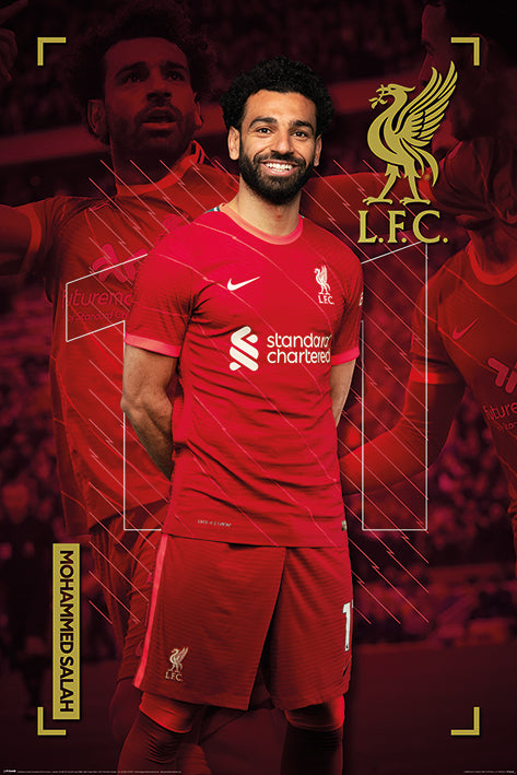 Liverpool FC Mohamed Salah 2022 Maxi Poster