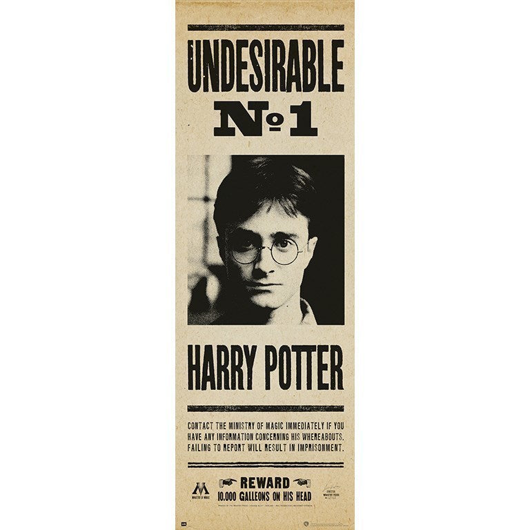 Harry Potter Undesireable No 1 Licensed 158x53cm Door Poster