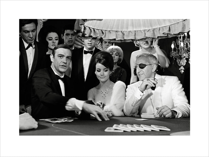 James Bond Thunderball Casino Lady Luck 60x80cm Art Print