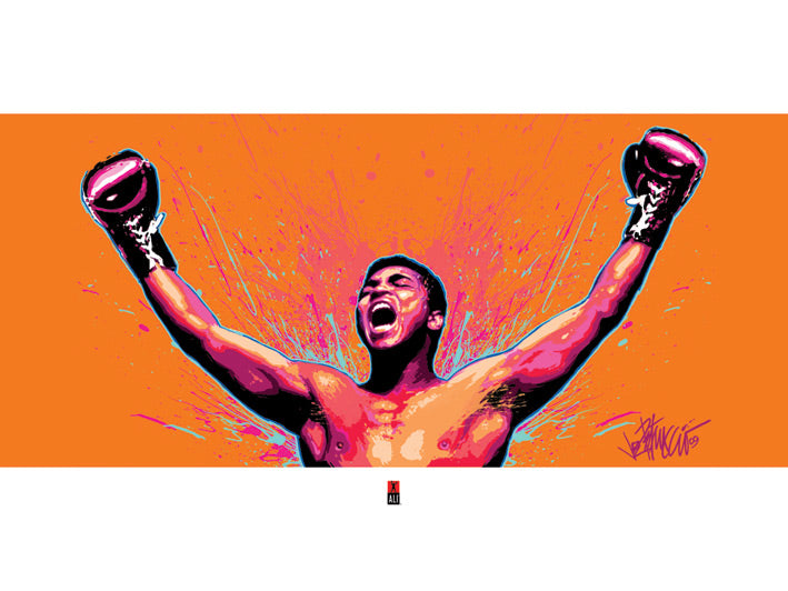 Muhammad Ali Loud 60x80cm Art Print