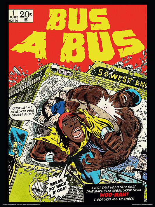 Bus A Bus by David Redon 30x40cm Music Print
