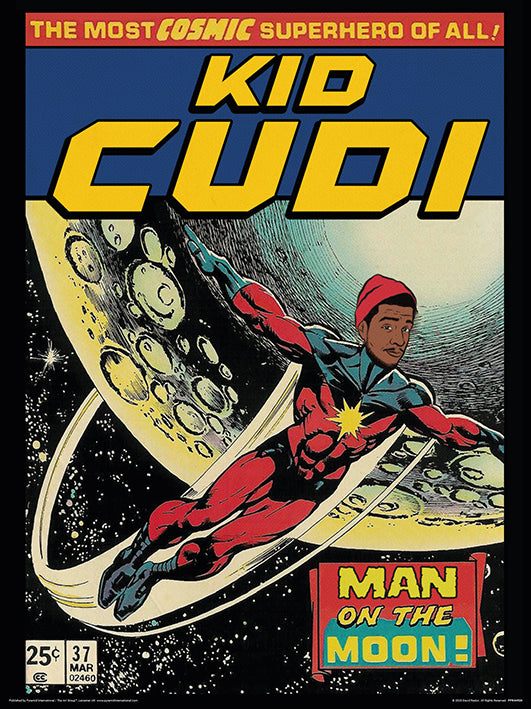 Kid Cudi by David Redon 30x40cm Music Print