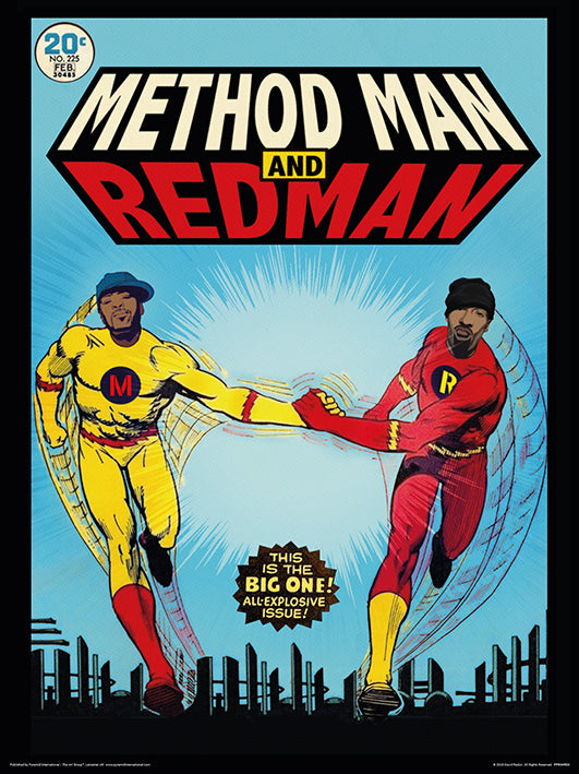 Methodman And Redman by David Redon 30x40cm Music Print