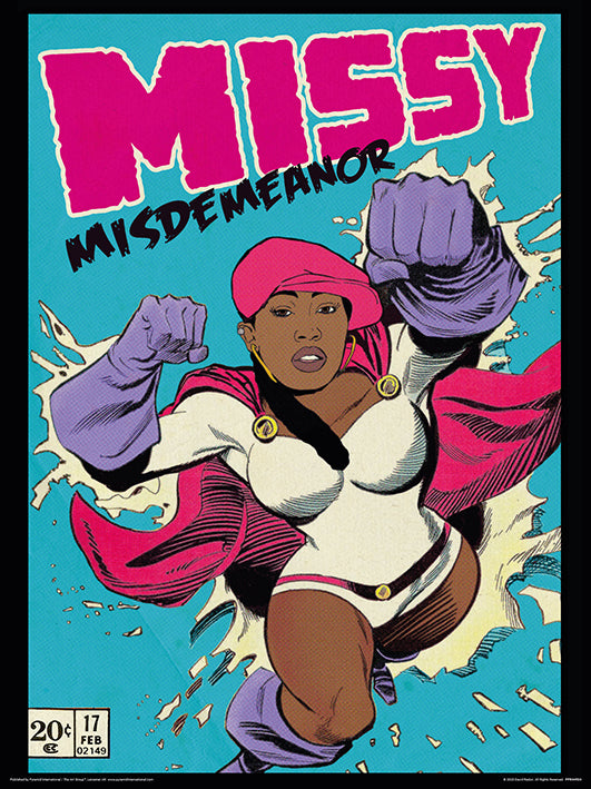 Missy Misdemeanor by David Redon 30x40cm Music Print