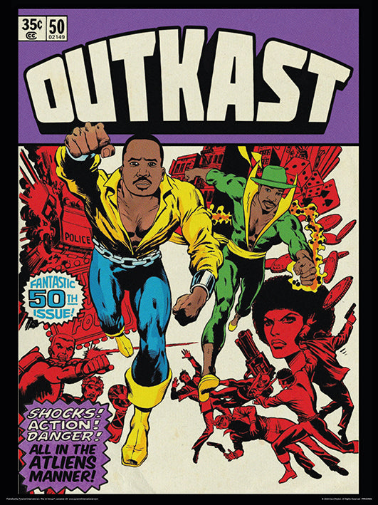 Outkast by David Redon 30x40cm Music Print