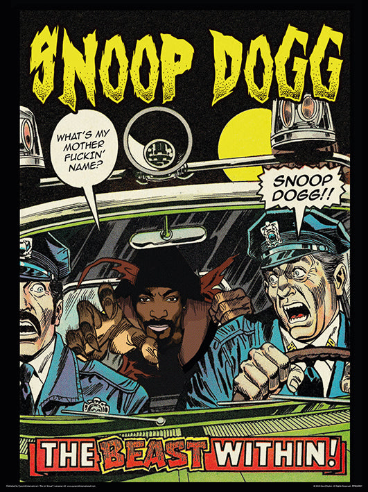 Snoop Dogg by David Redon 30x40cm Music Print