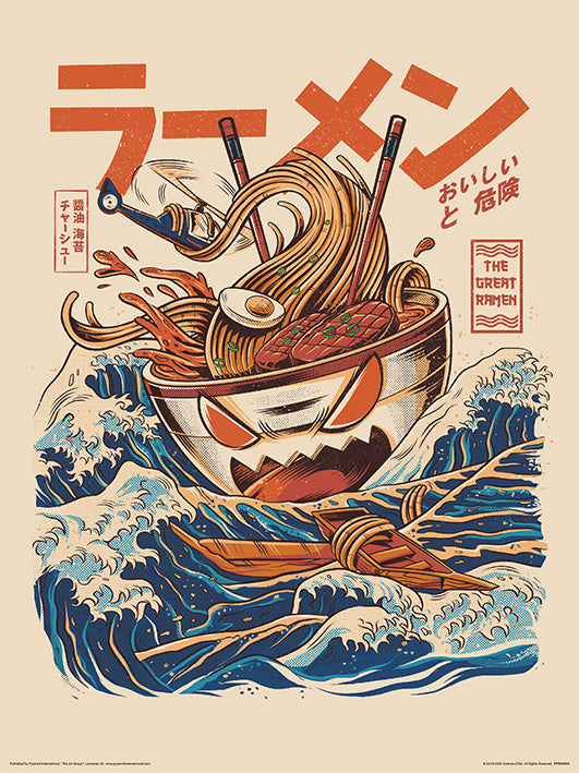 Ilustrata Great Ramen 30x40cm Art Print