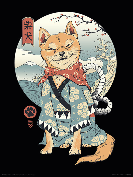 Vincent Trinidad Shiba Inu 30x40cm Art Print