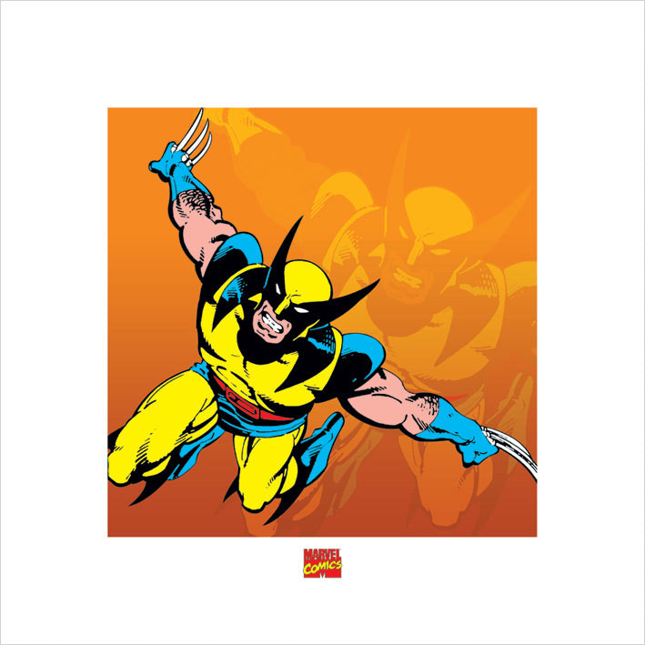 Wolverine Marvel Comics 40x40cm Art Print