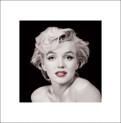 Marilyn Monroe Red Lips 40x40cm Art Print