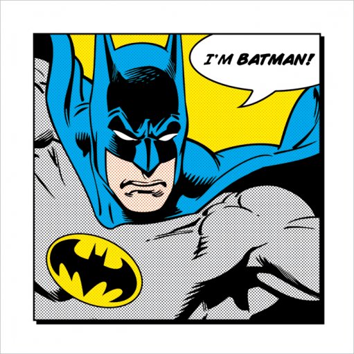 Batman I'm Batman 40x40cm Art Print