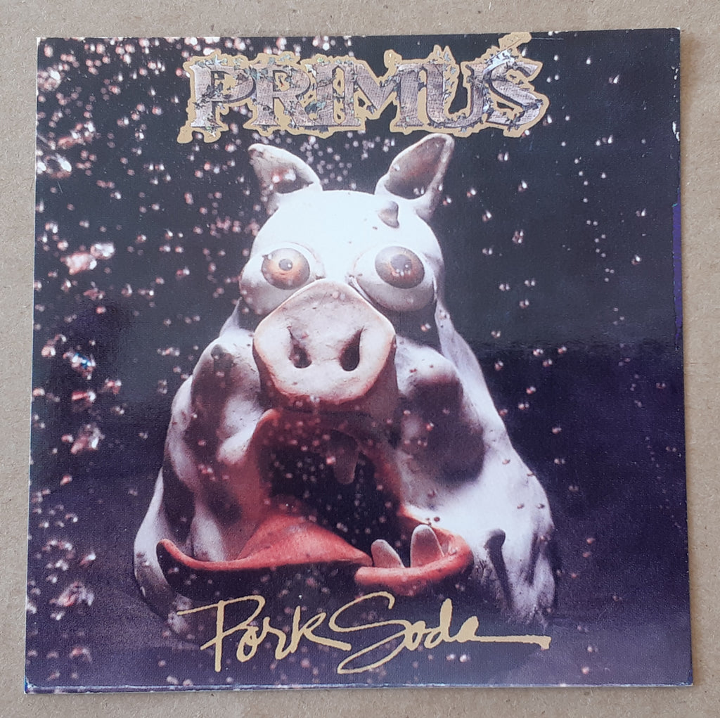 Primus Pork Soda Album Cover 10cm Square Vinyl Sticker Koolpixnz