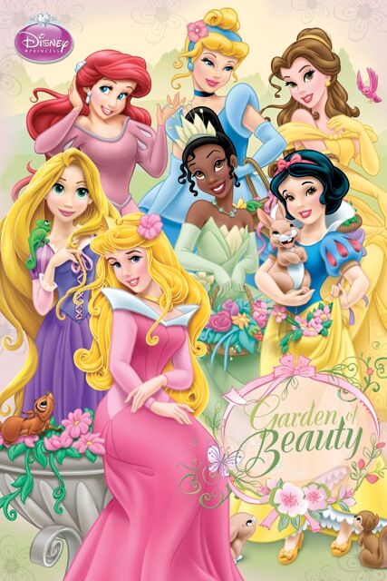 Disney Princesses Collage 1.58m x 2.32m 2 Piece Medium Wallpaper Wall Mural