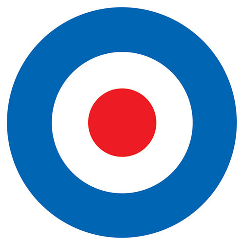 Target Red White Blue 95mm Vinyl Sticker