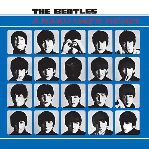 The Beatles A Hard Day's Night 95mm Square Vinyl Sticker