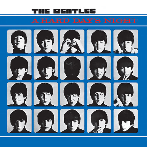 The Beatles A Hard Day's Night 95mm Square Vinyl Sticker