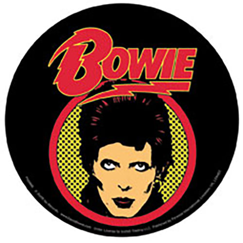 David Bowie Retro 95mm Vinyl Sticker