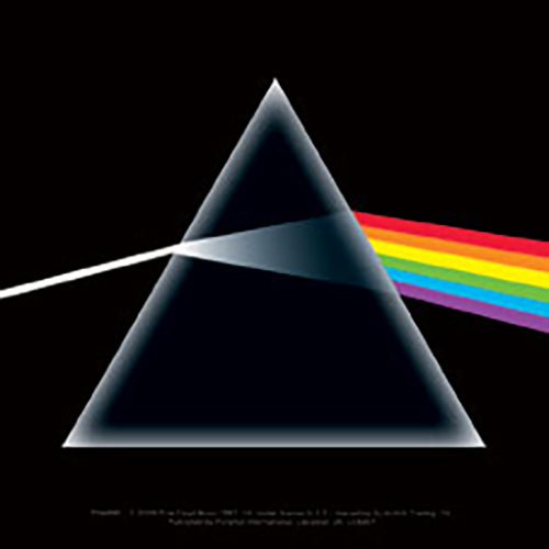 Pink Floyd Dark Side Of The Moon 95mm Square Vinyl Sticker