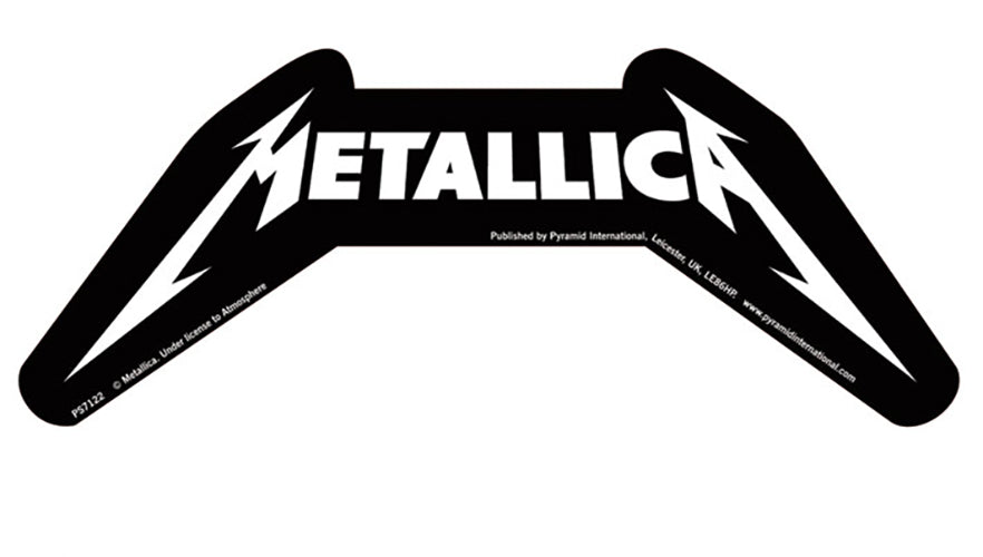 Metallica Logo Die Cut 13cm Vinyl Sticker
