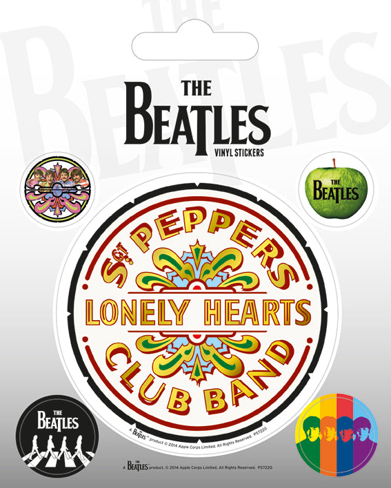 The Beatles Sergeant Pepper Vinyl Sticker Pack