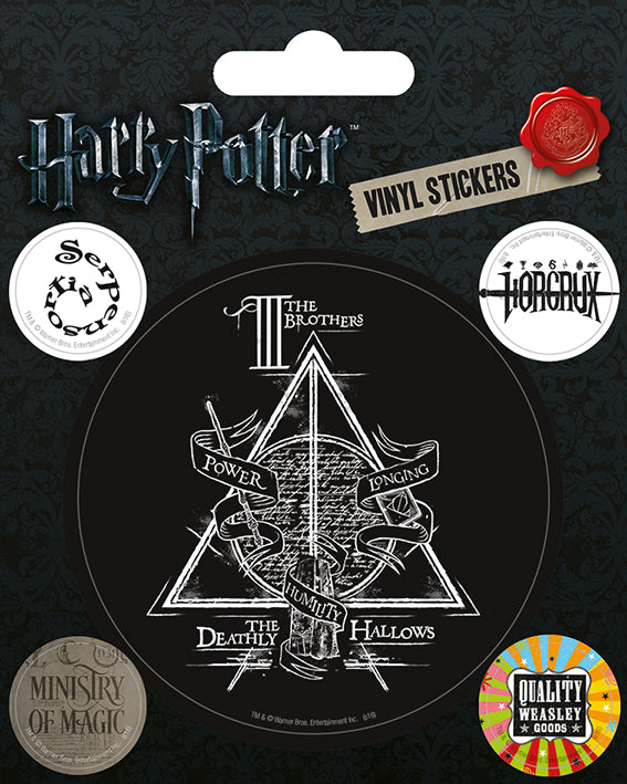 Harry Potter The Deathly Hallows Vinyl Sticker Pack