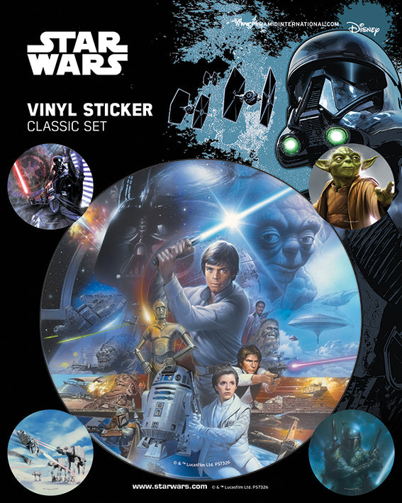 Star Wars Classic Set Vinyl Sticker Pack