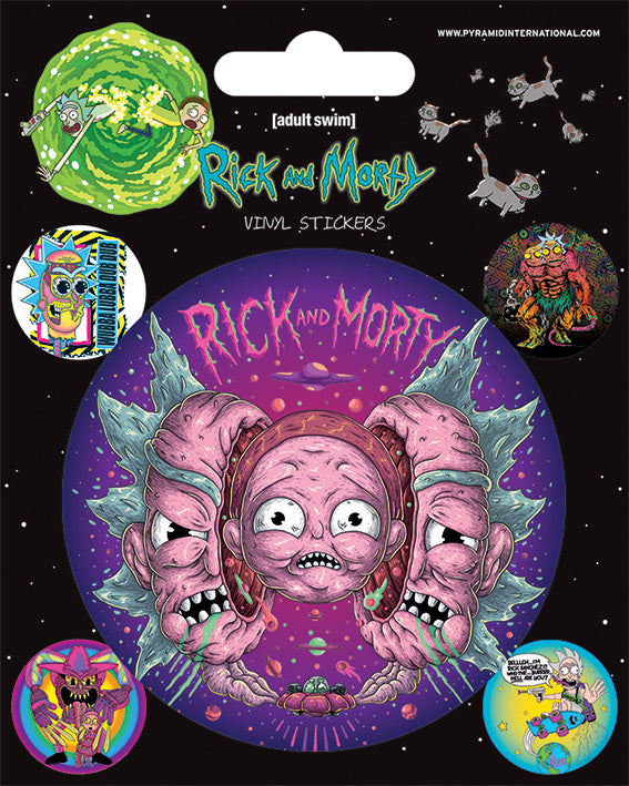 Rick and Morty Psychedelic Visions Vinyl Sticker Pack