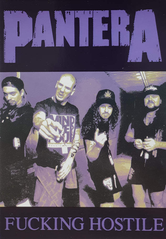 Pantera Hostile Group Postcard