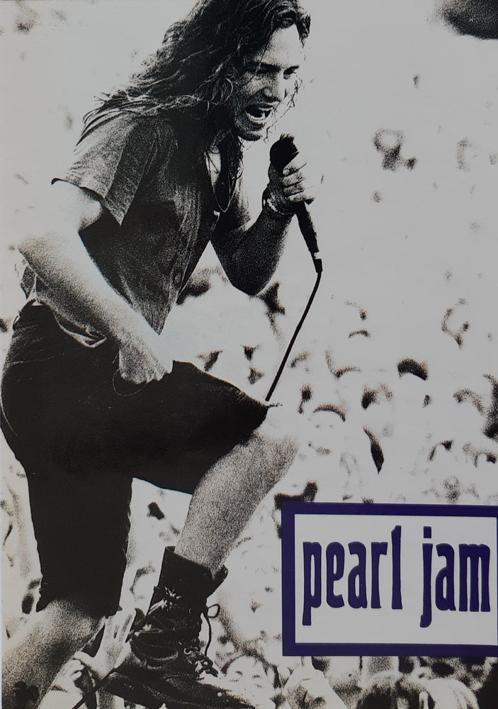 Pearl Jam Eddie Vedder Live Postcard