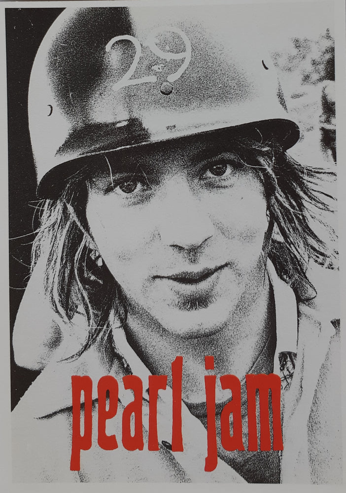 Pearl Jam Helmet 29 Postcard