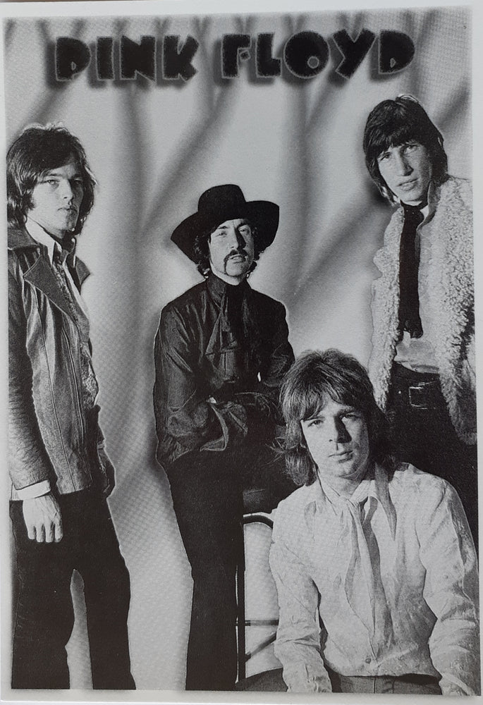 Pink Floyd B&W 60's Group Postcard