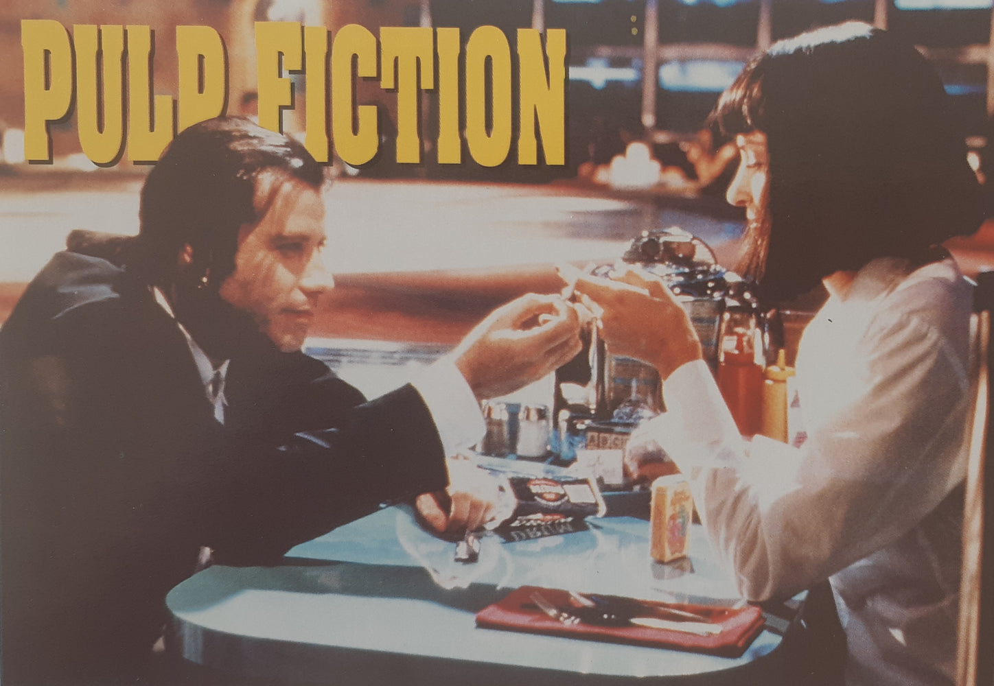 Pulp Fiction John & Uma Table Postcard