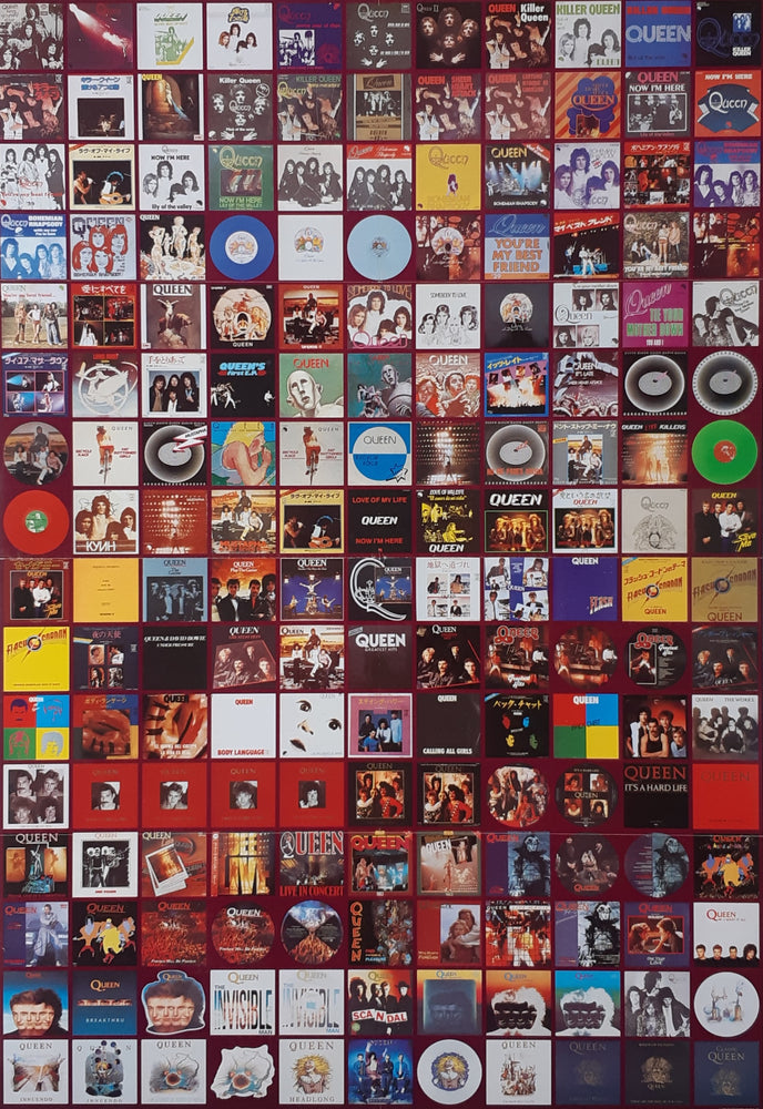 Queen The Box Of Tricks Limited Edition Boxset Poster Blockmount