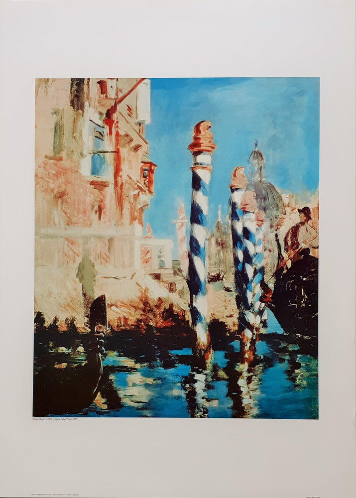 Edouard Manet Grand Canal Venice 1875 50x70cm Art Print