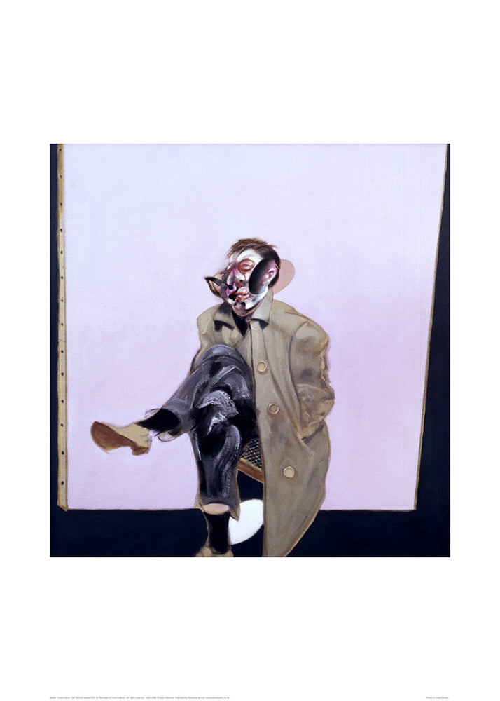 Francis Bacon Self Portrait Seated 1970 50x70cm Art Print