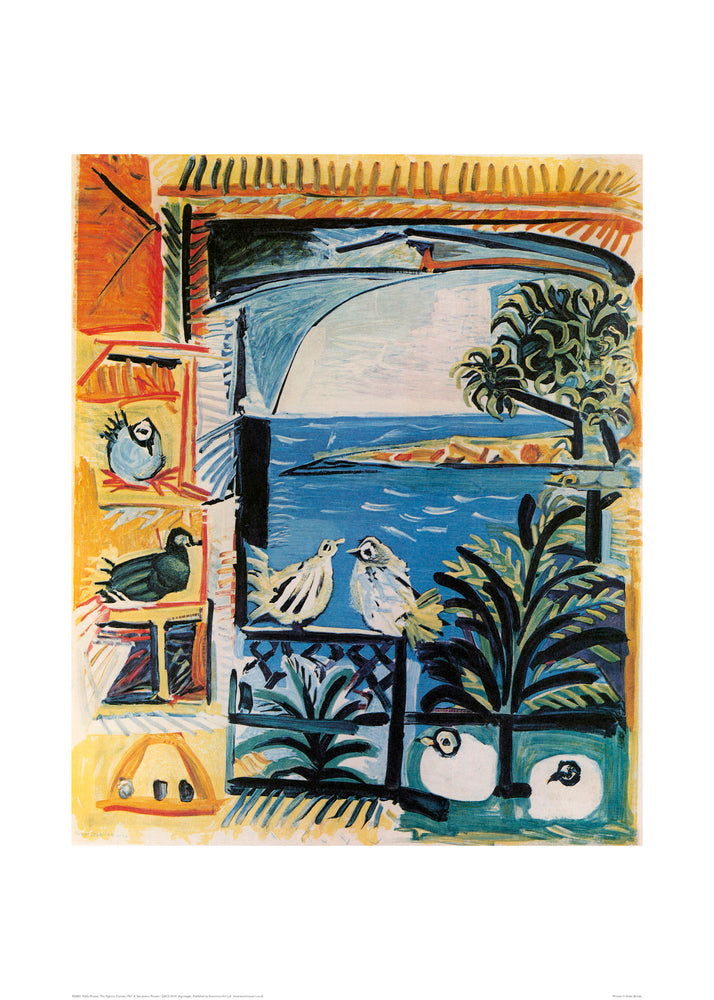 Pablo Picasso The Pigeons Cannes 1957 50x70cm Art Print