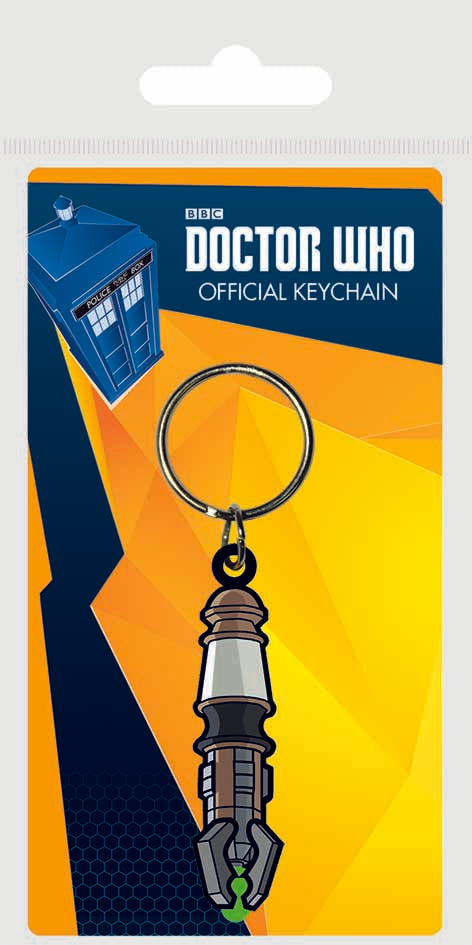 Doctor Who Sonic Screwdriver Rubber Keychain