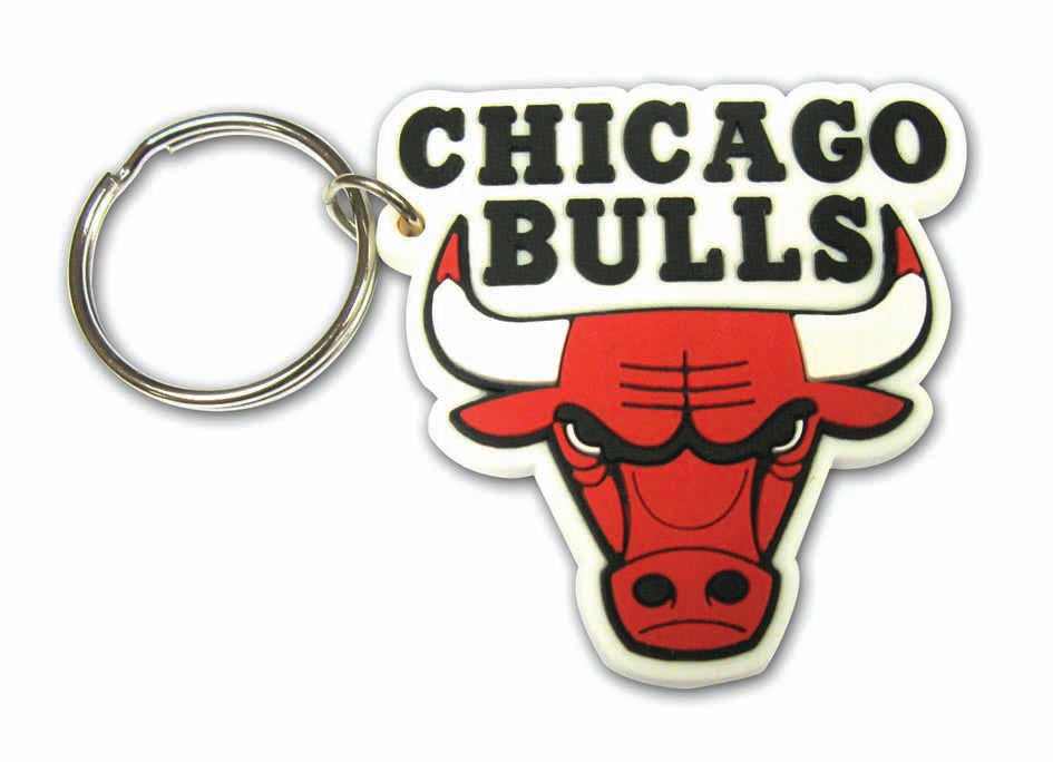 Chicago Bulls Rubber Keychain
