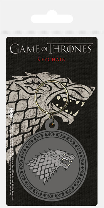 Game Of Thrones Stark Rubber Keychain