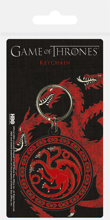Game Of Thrones Targaryen Rubber Keychain