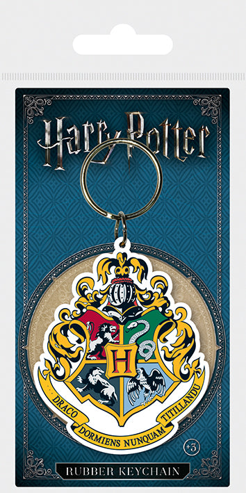 Harry Potter Hogwarts Rubber Keychain