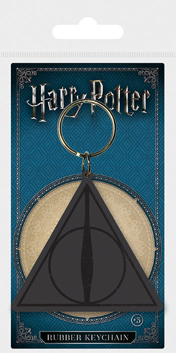 Harry Potter Deathly Hallows Rubber Keychain