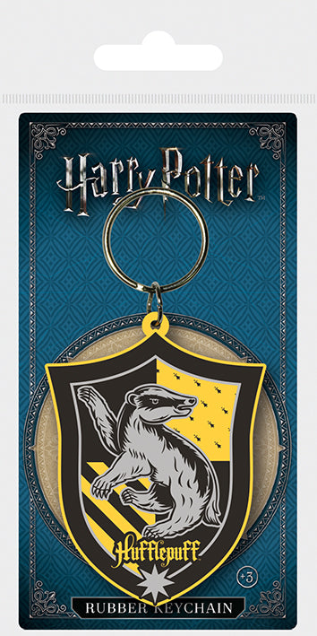 Harry Potter Hufflepuff Rubber Keychain