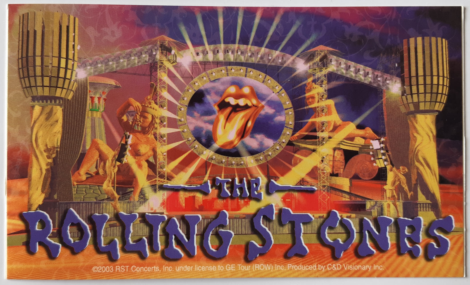 The Rolling Stones Bridges To Babylon 1997 Large Vinyl Sticker