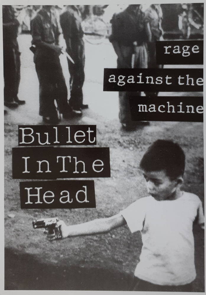 Rage Against The Machine Bullet In The Head Postcard