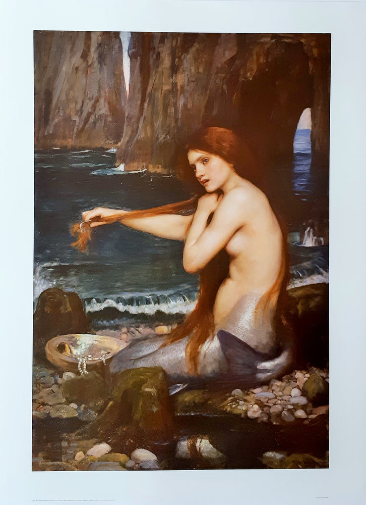 John William Waterhouse A Mermaid 1901 60x80cm Art Print