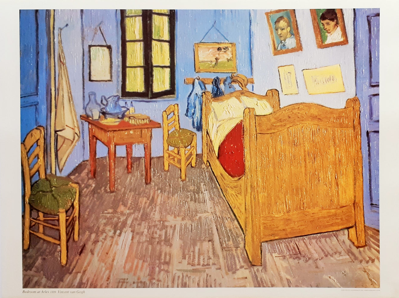 Vincent Van Gogh The Bedroom At Arles 1889 60x80cm Art Print